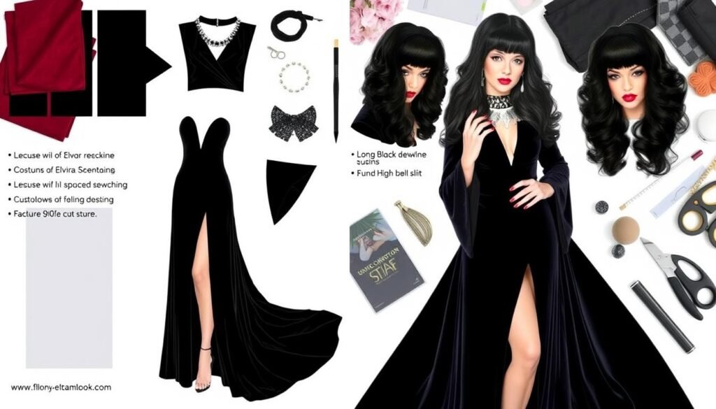 Homemade Elvira Costume DIY Guide