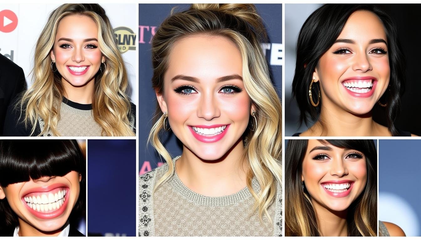 Miley Cyrus smile evolution