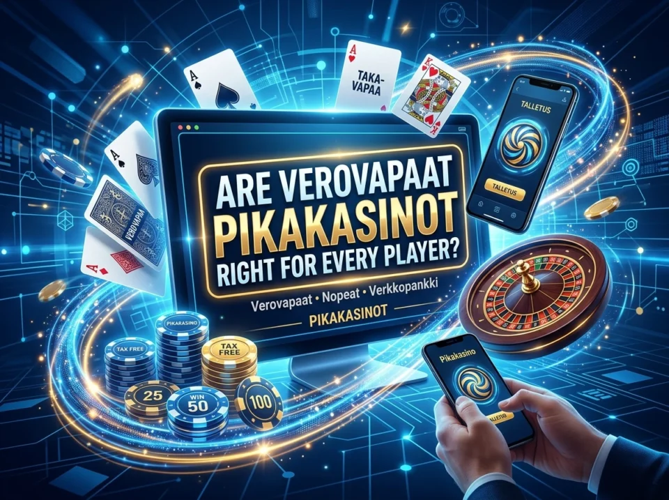 Are Verovapaat Pikakasinot Right for Every Player?