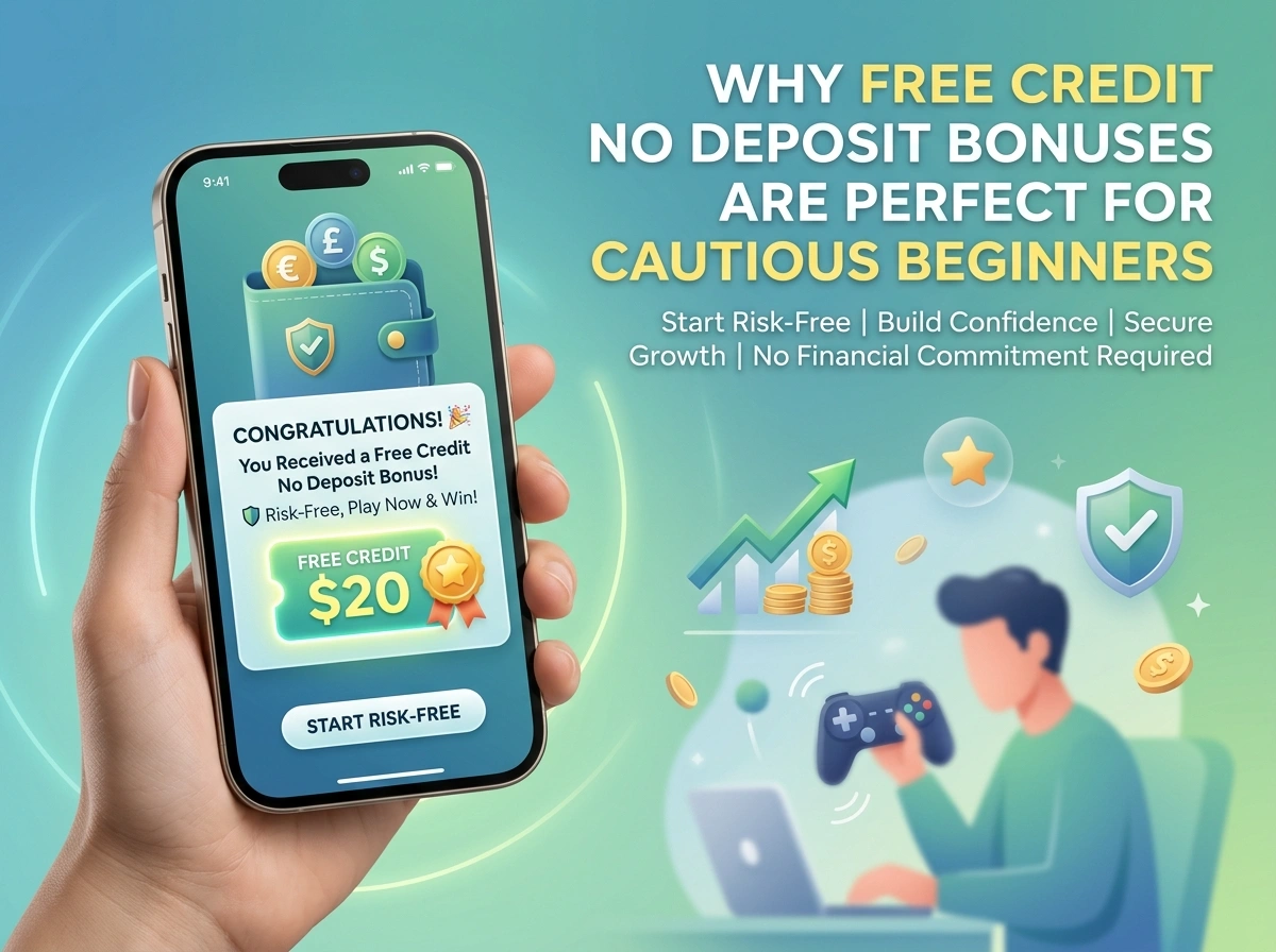 Why Free Credit No Deposit Bonuses Are Perfect for Cautious Beginners