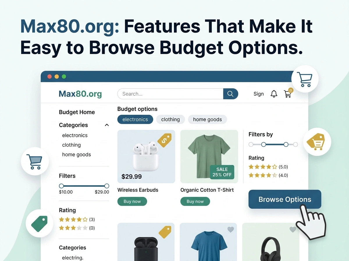 Max80.org: Features That Make It Easy to Browse Budget Options