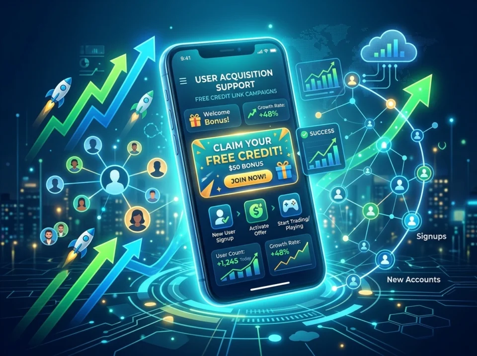 How Free Credit Link Campaigns Support User Acquisition